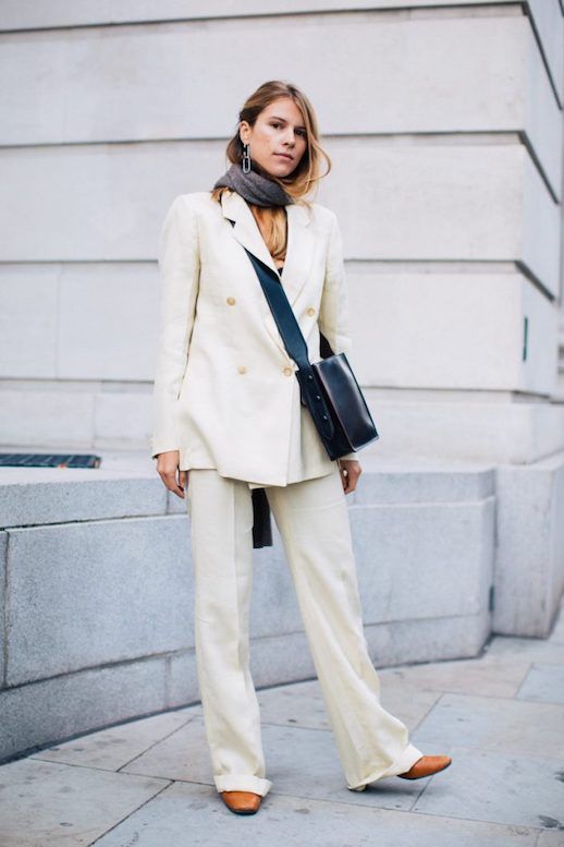 Le Fashion A Neutral Way to Lighten Up Your Workwear This Fall